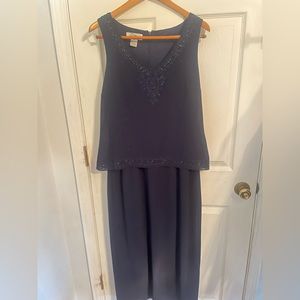 Patra dress. Navy blue long. size 14.